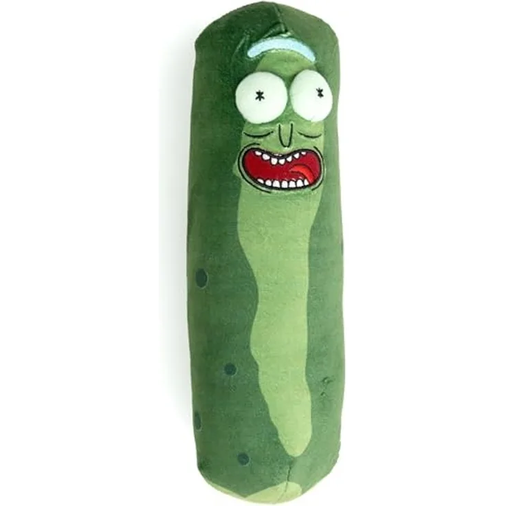 United Labels® Dekokissen Rick and Morty Pickle Rick Kissen Plüsch Gurke Dekokissen 28 x 8 cm
