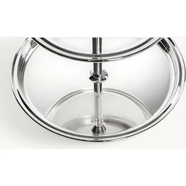 EDZARD Etagere Faden Tea Time (H 30 cm) versilbert anlaufgeschützt, Stahl – Bild 2
