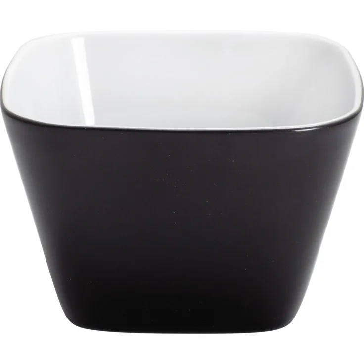 KAHLA Pronto Colore kleine Schale eckig 6x6 cm pure black