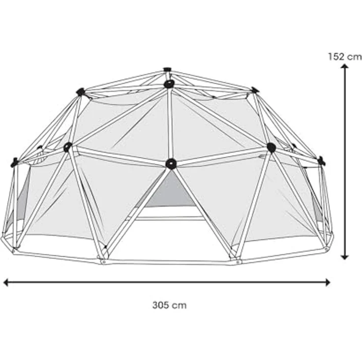Lifetime Stahl Klettergerüst Geodome | – Bild 7