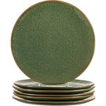 Leonardo MATERA Keramikteller 27 cm grün 6er Set
