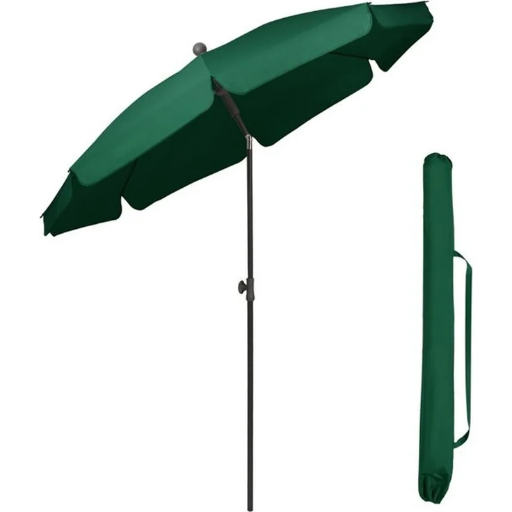Sekey Balkonschirm 200cm Sonnenschirm Rund Gartenschirm Terrassenschirm mit UV-Schutz 50, Balkonschirm höhenverstellbar, Stabiler Sonnenschirm knickbar – Bild 4