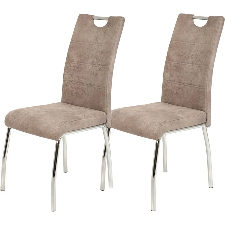 2er Set Vierfußstuhl Susi II - Vintage Beige