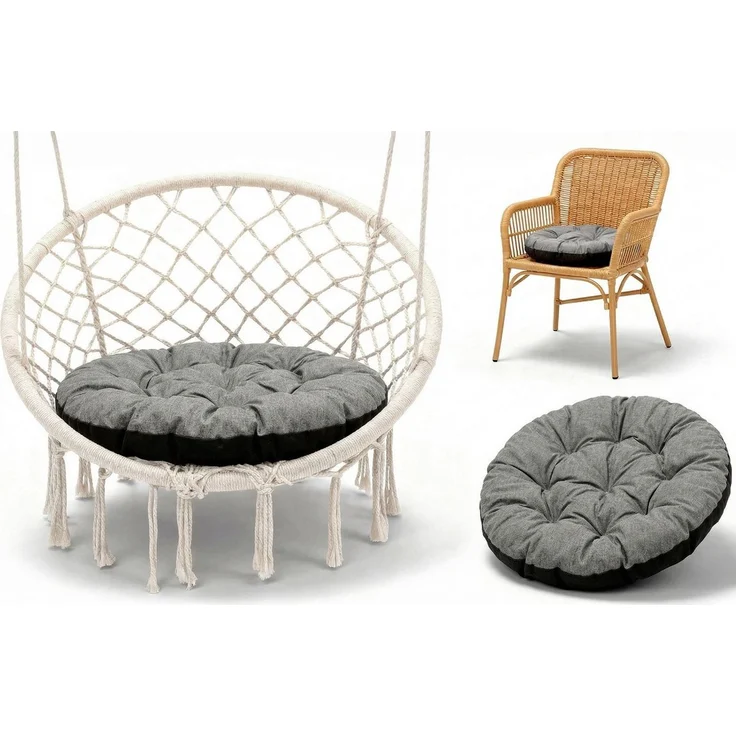 Amazinggirl Dekokissen Hängesessel Kissen Sitzkissen für Hängeschaukel 60 cm - Outdoor – Bild 1