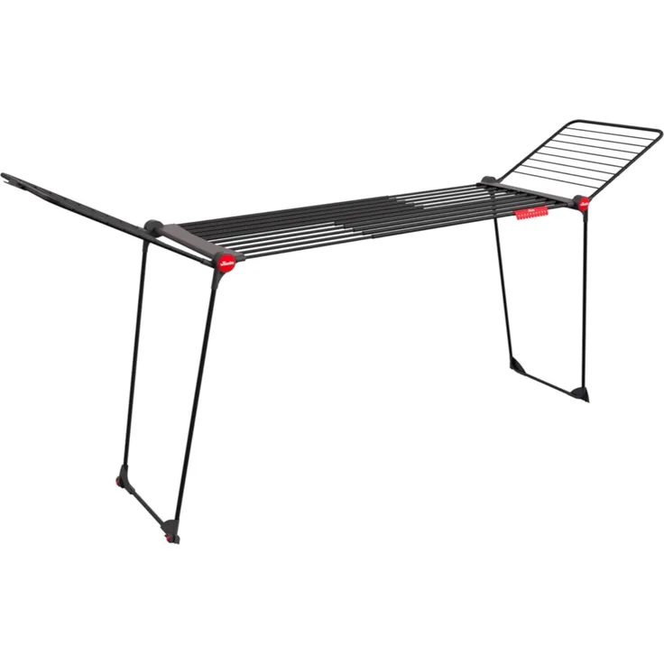 Vileda Infinity Flex Ultimate | ausziehbares Teleskopgestell | Wäscheständer für große Textilien| stabiles Gestell | weniger Abdrücke auf Kleidung Dank XXL Trockenstäbe | vormontierter Wäscheständer