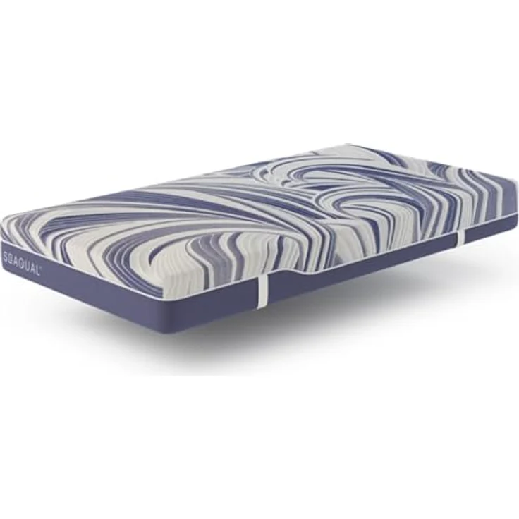 Schwarzwald Schlafsysteme Hn8 Taschenfederkern-Matratze "Ocean Clean TFK", 7-Zonen mit Gelschaumtopper, H3, 100 x 200 cm, Seaqual Bezug – Bild 3