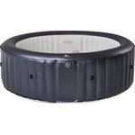 BRAST Whirlpool aufblasbar MSpa Muse Carlton für 6 Personen Ø204x70 cm In-Outdoor Pool 125 Massagedrüsen Aufblasfunktion per Tastendruck