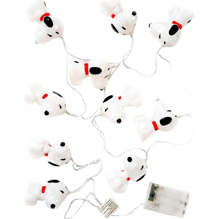 United Labels® LED-Lichterkette Peanuts Snoopy LED Lichterkette 2m 10 LEDs warmweiß batterie innen