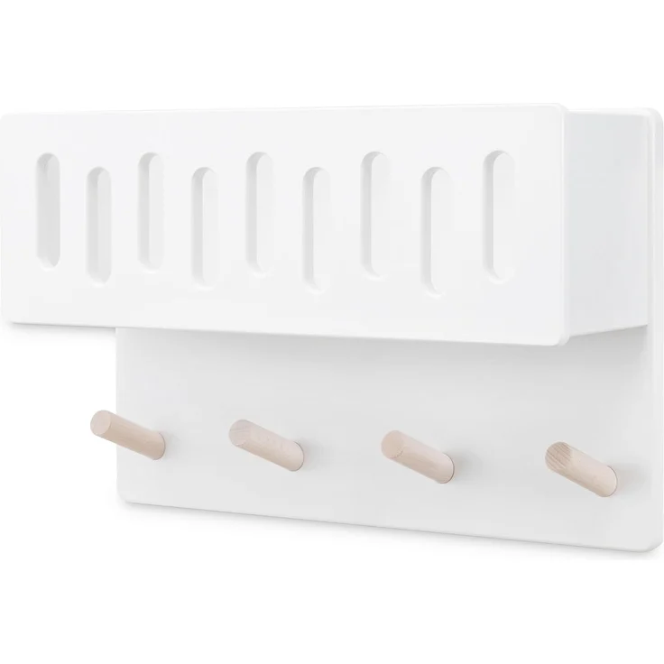 Ehrenkind Wandgarderobe für Kinder, Kindergarderobe (Garderobe Kinder, Garderobe für Kinderzimmer, Kinder Garderobe), aus massivem und nachhaltigem Holz - nach Montessori – Bild 1