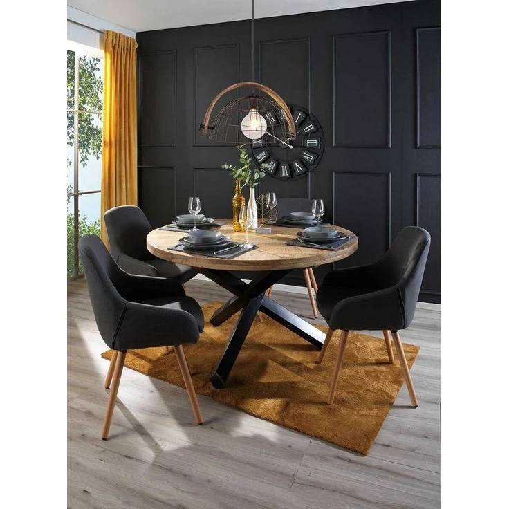 Gözze Vorhang Schlaufenschal MAGNUM, Senffarben, verdeckte Schlaufen, halbtransparent, Samt, B 135 cm x L 245 cm – Bild 3
