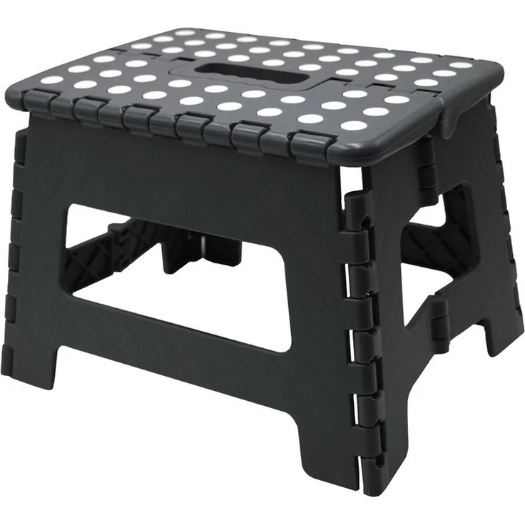 ZOLLNER Tritthocker, 100% Kunststoff, bis ca. 120 kg belastbar, Antirutschnoppen – Bild 1