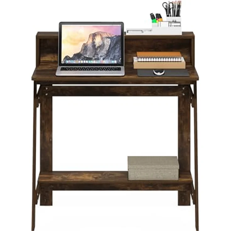 Furinno Simplistic A Frame Computertisch, Bernsteinkiefer – Bild 5
