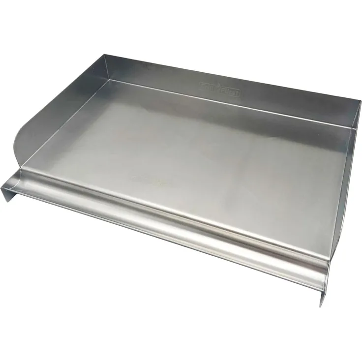 Grillfürst Grillplatte Grillfürst Edelstahl Plancha / Grillplatte / Teppanyaki Pfanne Größe M - 41 x 24,5 cm