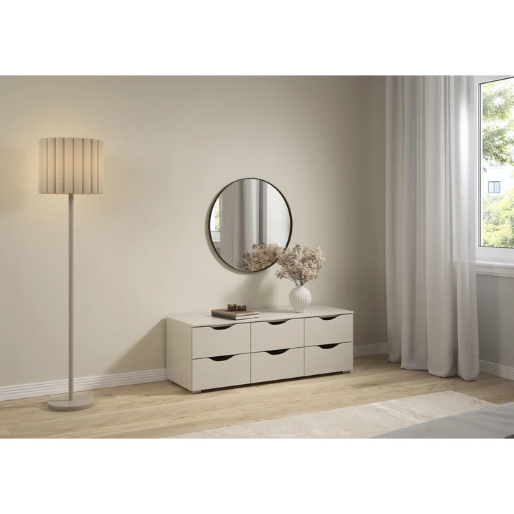 rauch Frieda, TV-Element, Lowboard, 6 Schubladen, Farbe Beige, BxHxT 120x42x42cm – Bild 1