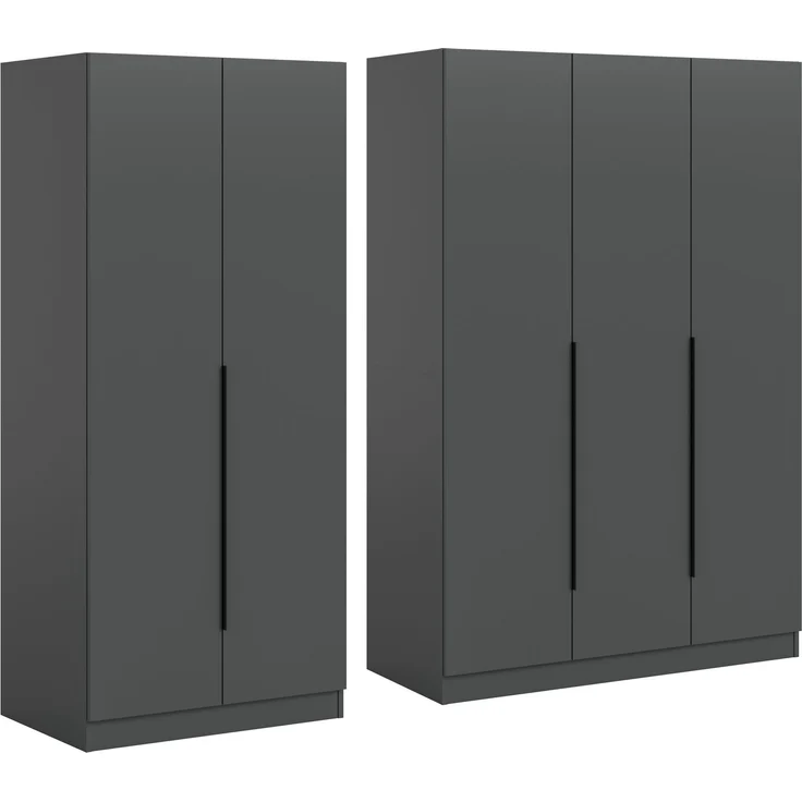 Home affaire Schrank-Set Skarde moderner Kleiderschrank Schlafzimmerschrank Otto´s Choice, (1-St, wähle deine beste Schrank Kombination), Skarde Kleiderschrank 200 cm, 2 Kleiderstangen und 5 Böden – Bild 3