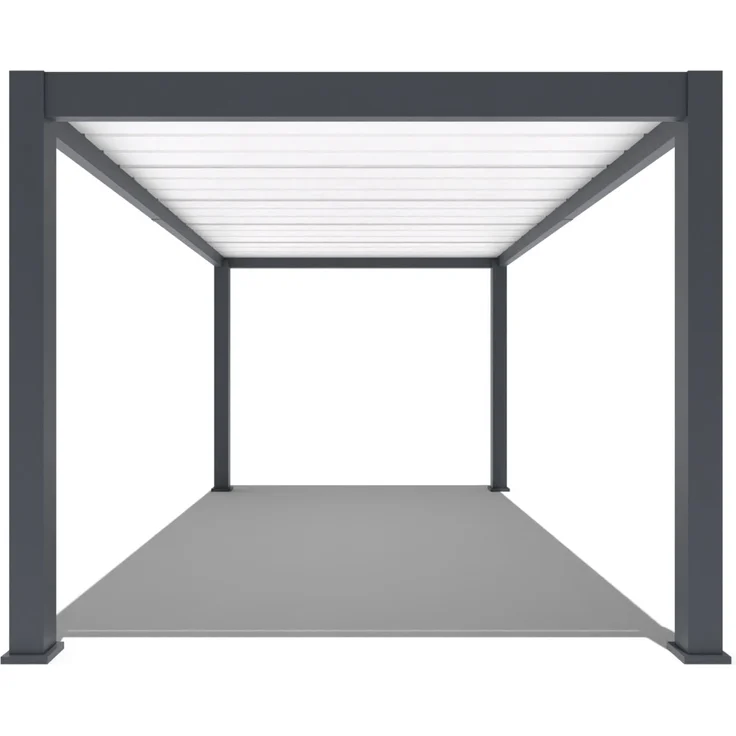 Weide Carport aus Aluminium | 3 x 5,3 M | Garage anthrazit | Autoüberdachung – Bild 6