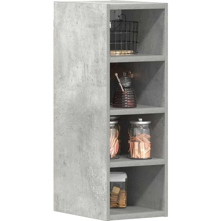 vidaXL Hängeschrank Riga Betongrau 20x29,5x60 cm Holzwerkstoff 854160 – Bild 1