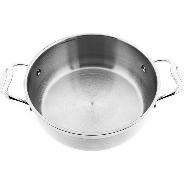 Sunay Gold Series Kochtopf aus hochwertigem Edelstahl mit Deckel in Silber 6 L – Bild 4
