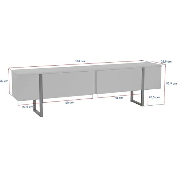 Skye Decor TV-Board Boho Design (1 St), Modernes Wohnzimmertv-Möbel, Breite : 180 cm – Bild 8