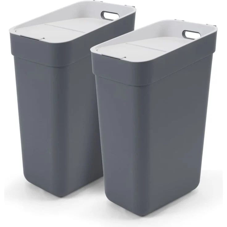Curver 'Ready To Collect' Mülleimer, Kunststoff, Dunkelgrau, 30 Liter – Bild 5