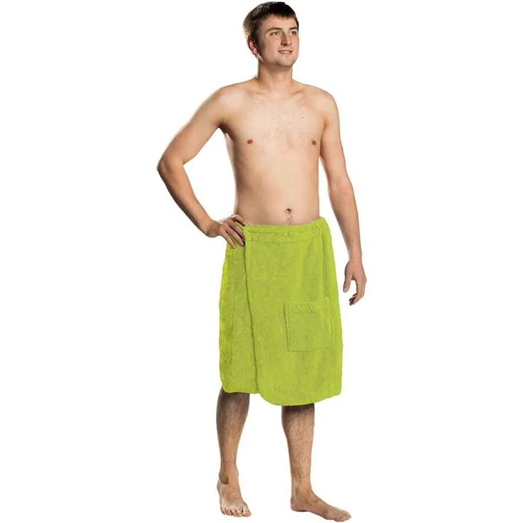 Lanudo Saunatuch Lanudo® Herren Saunakilt Pure Line, 100% Baumwolle, 400g/m, antibakter – Bild 1