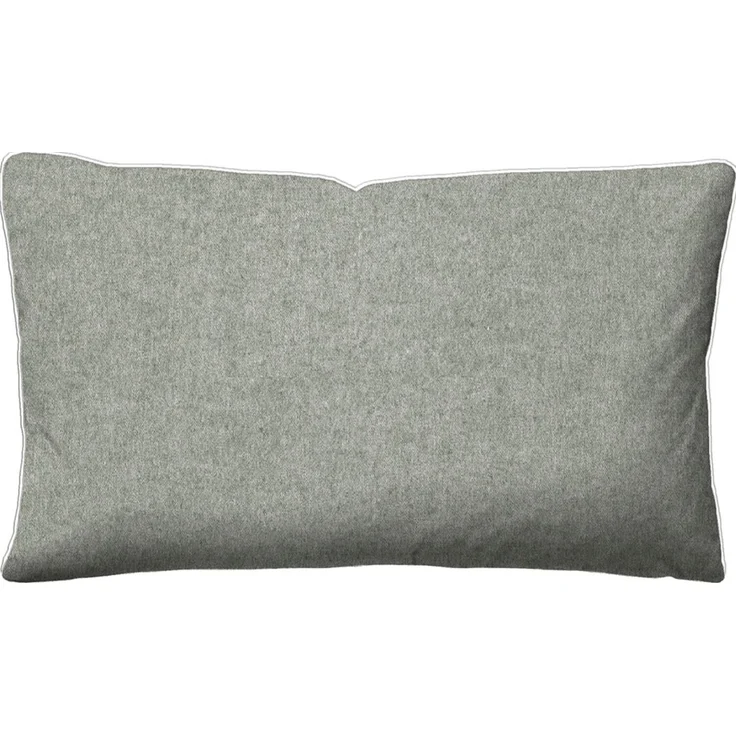 biberna Melange-Flanell Kissenbezug 0840500 MELANGE UNI, burgunder, 1x 40x60 cm – Bild 3