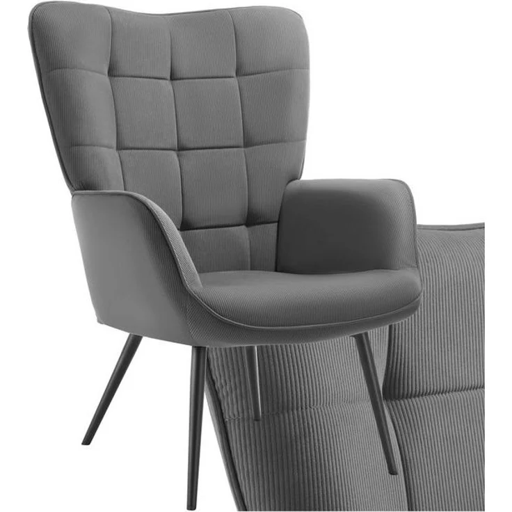tectake Relaxsessel Sessel, gepolstert – Bild 4