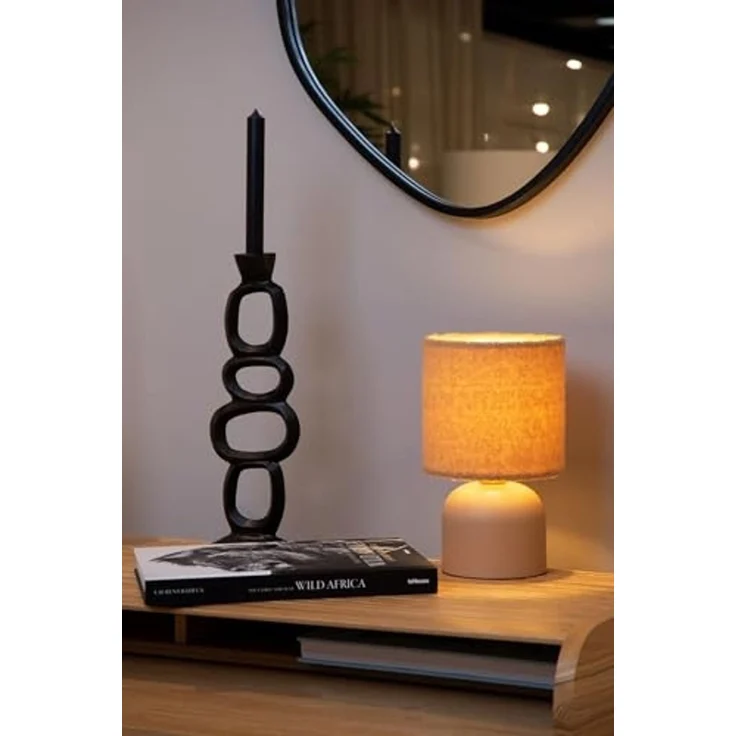 LUCIDE WOOLLY - Tischlampe - Ø 16 cm - 1xE14 - Ockergelb – Bild 4