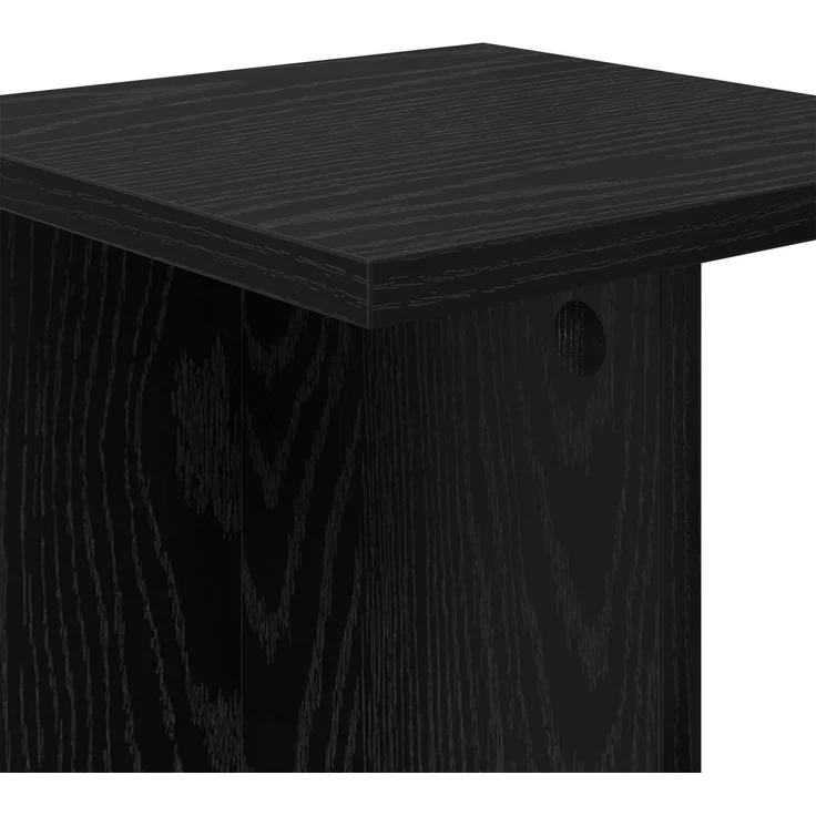 vidaXL Pflanzenständer 2 stk. Schwarz Eichen-Optik 25 x 25,5 x 60,5 cm 899661 – Bild 9
