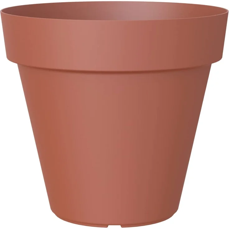 Artevasi Capri-Topf, Runder Plastiktopf, 60cm, Farbe: Terrakotta
