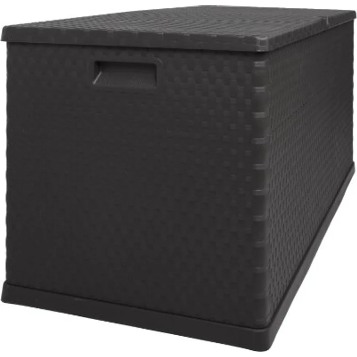 Ambia Garden Kissenbox Anthrazit, Kunststoff, 118.5x62.5x55 cm, rollbar mit Tragegriff und aufklappbarem Deckel – Bild 2