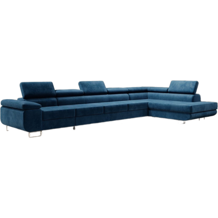 Luxusbetten24 Schlafsofa Designer Sofa Maxi, mit Schlaf- und Klappfunktion