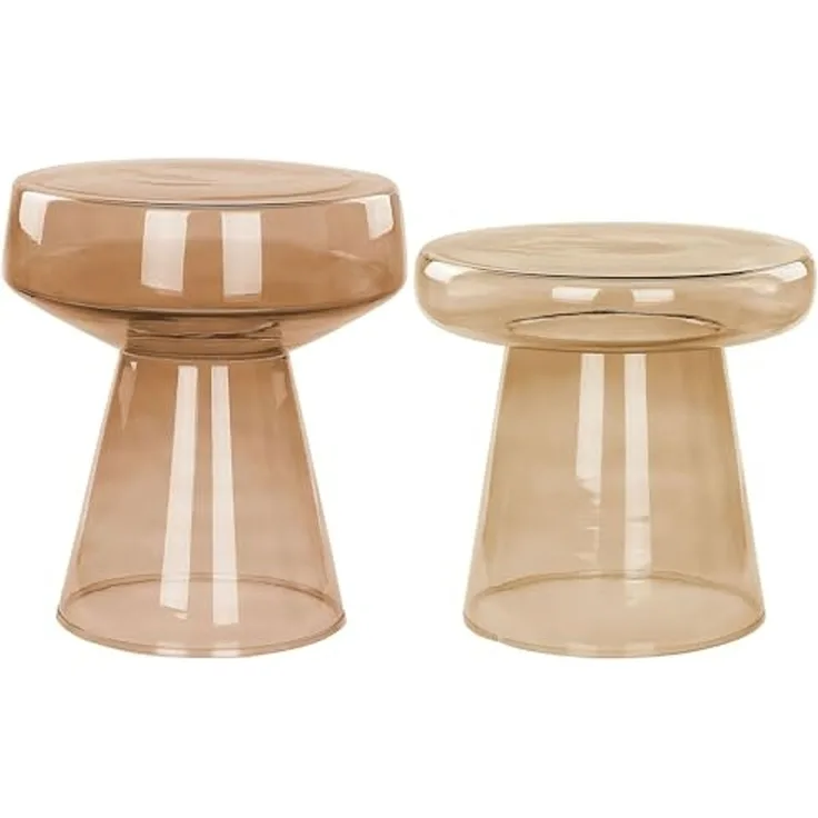 Tisch Set LAGUNA CALDERA Goldbraun