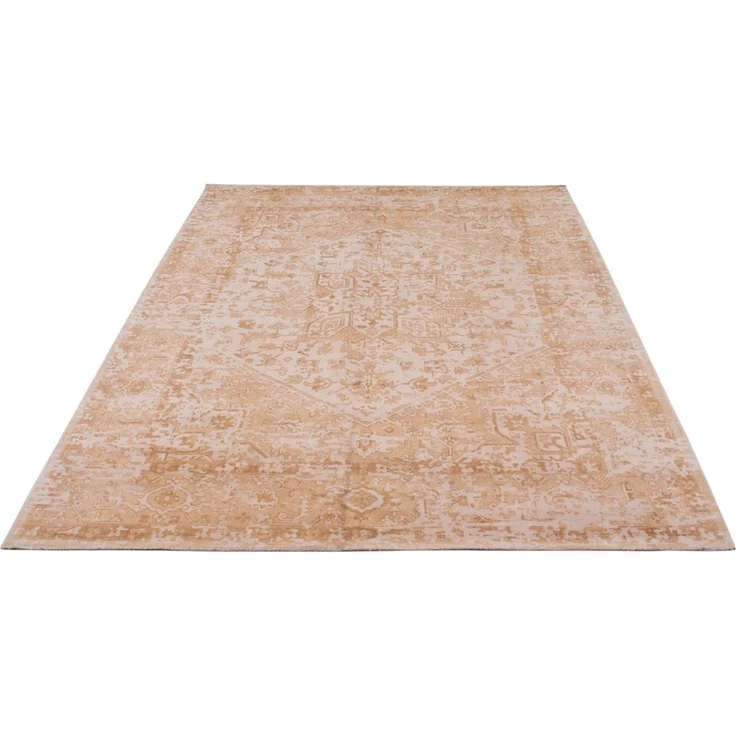 Viskose Teppich - 300 x 250 cm - gold – Bild 5
