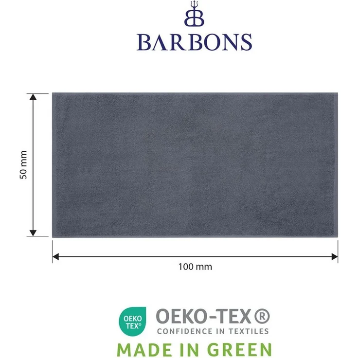 BARBONS Handtücher Set – 8-tlg Handtuch Set 50 x 100 cm für Badezimmer, Gäste & Alltag, (8-St), Walkfrottee, 100% Baumwolle, saugstark, weich – Bild 3