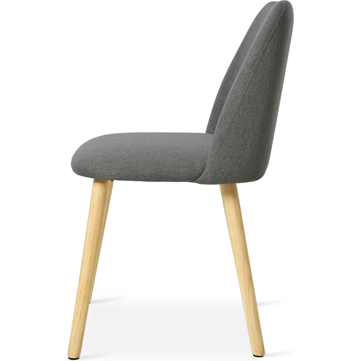 GOEURVANT 421 Esszimmerstühle 4er-Set, Webstoff - Dunkelgrau – Bild 6