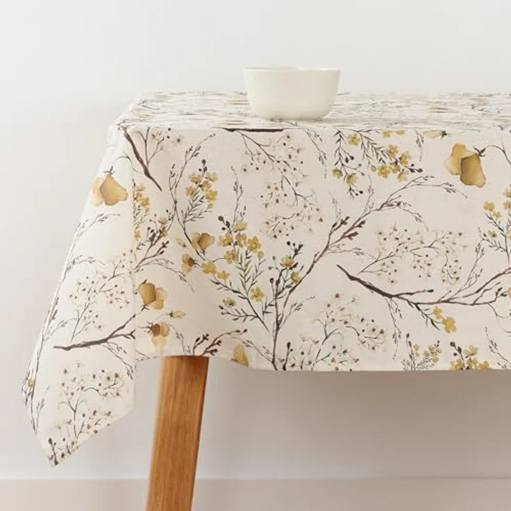 Belum Tischdecke mit Fleckenabweisend, Größe 250 x 140 cm, extraweich, Mehrfarbig, 100, Stoff 100% Bio-Baumwolle, Modell 0120-375 – Bild 1