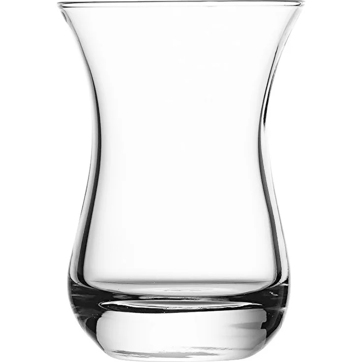 4 Tlg. Aida Teeservice-Set aus Glas 2 Teegläser mit 2 Unterteller transparent – Bild 5