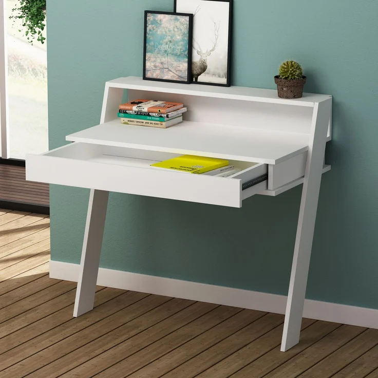 Skye Decor 'Cowork - White' Schreibtisch, Weiß, 94 x 91 x 50 cm – Bild 2