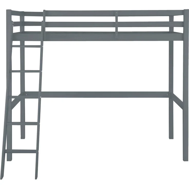Lüttenhütt Kinderbett Alpi, Kiefernholz, Inklusive Leiter und Lattenrost, Liegefläche 90x200 cm – Bild 4