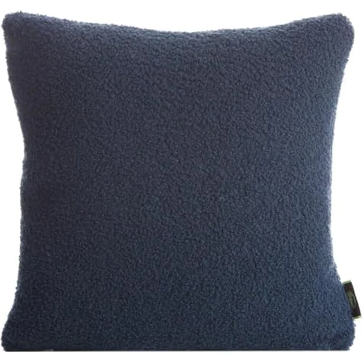 Kissenbezug Bouclee dunkelblau 45x45 marine – Bild 2