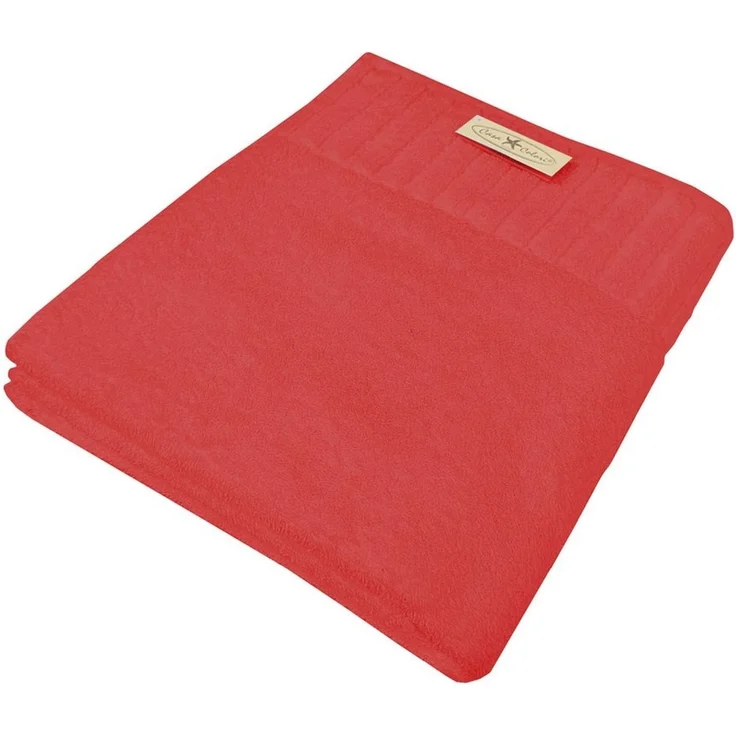 Gästetuch uni rot, 30x50 cm – Bild 5