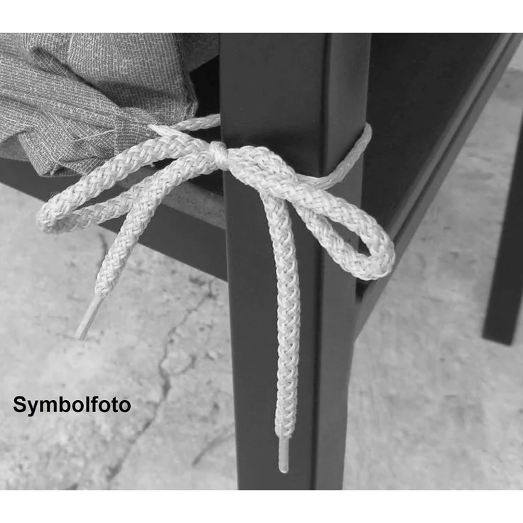 Kettler Polen 2351 Hochlehner Gartenstuhl Auflagen Kissen 120x50x6cm anthr – Bild 5