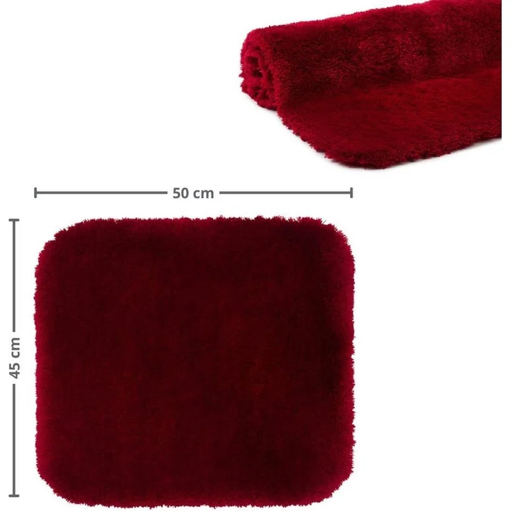 liebling Badematte Superior, rutschhemmend beschichtet, schnell trocknend, strapazierfähig, fußbodenheizungsgeeignet, Polyester, mit Ausschnitt, kuschelig weiches Polyester, in vielen verschiedenen Größen und Farben – Bild 2