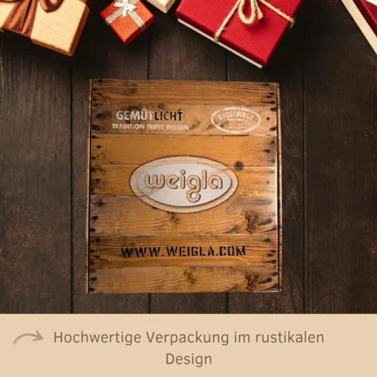 Weigla LED Lichterbogen Weihnachtsbaum mit Kugeln, Made in Germany (1-tlg), Lichterspitze, 7-flammig – Bild 6