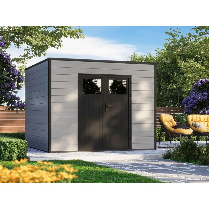WPC Gartenhaus Modell Cubus 8,12 m²