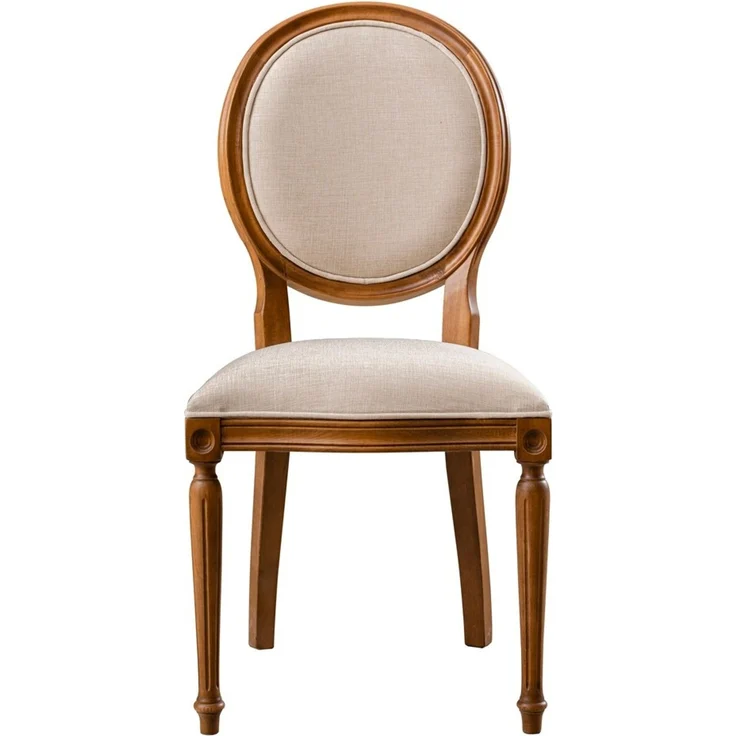Skye Decor 'Albero42' Stuhl, Walnuss / Beige, 48 x 49 x 98 cm – Bild 3