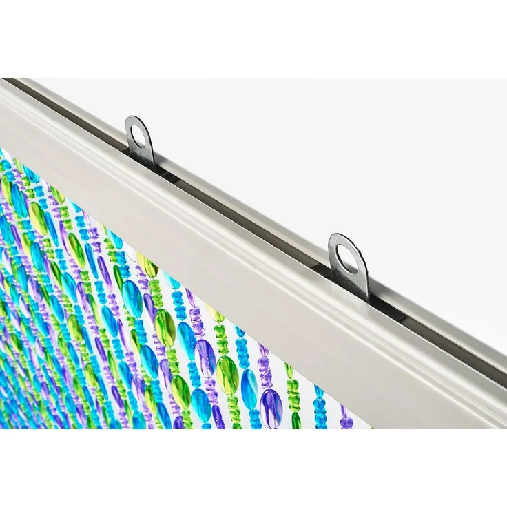 Kobolo Türvorhang Perlenvorhang RAINBOW 90x200 cm - Kunststoff bunt (1 St), Ösen – Bild 8