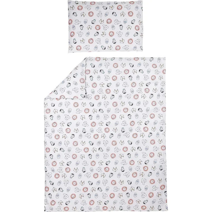 Meyco Bettwäsche Juniorbett Animal 120 x 150 cm