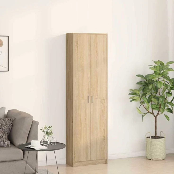 vidaXL Kleiderschrank Sonoma-Eiche 55 x 25 x 189 cm 3334010 – Bild 4